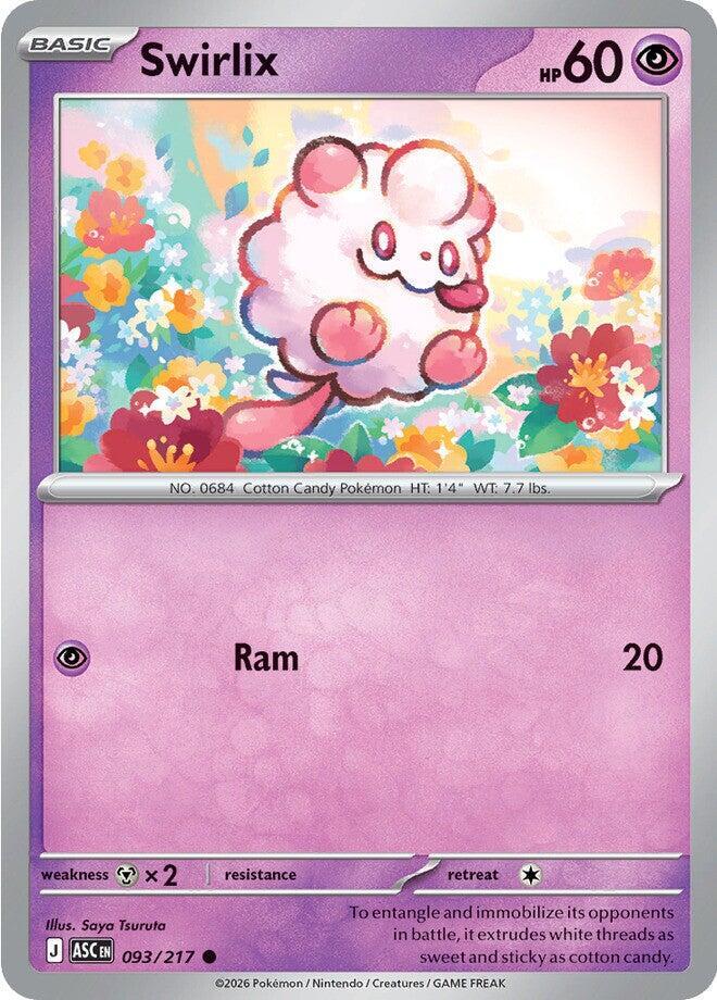Pokemon Swirlix 93/217 Ascended Heroes
