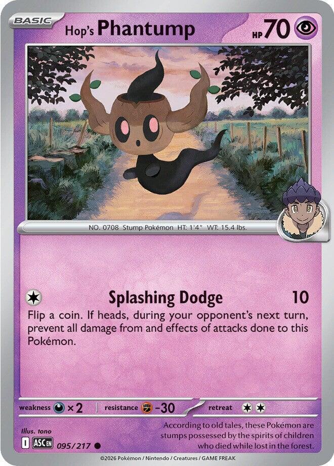 Pokemon Hop’s Phantump 95/217 Ascended Heroes