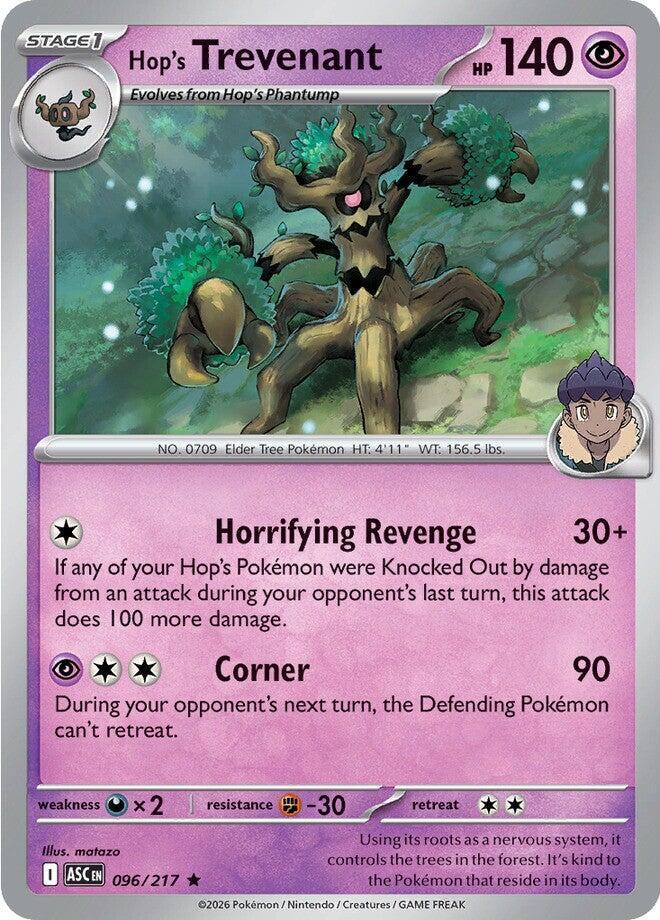Pokemon Hop’s Trevenant 96/217 Ascended Heroes
