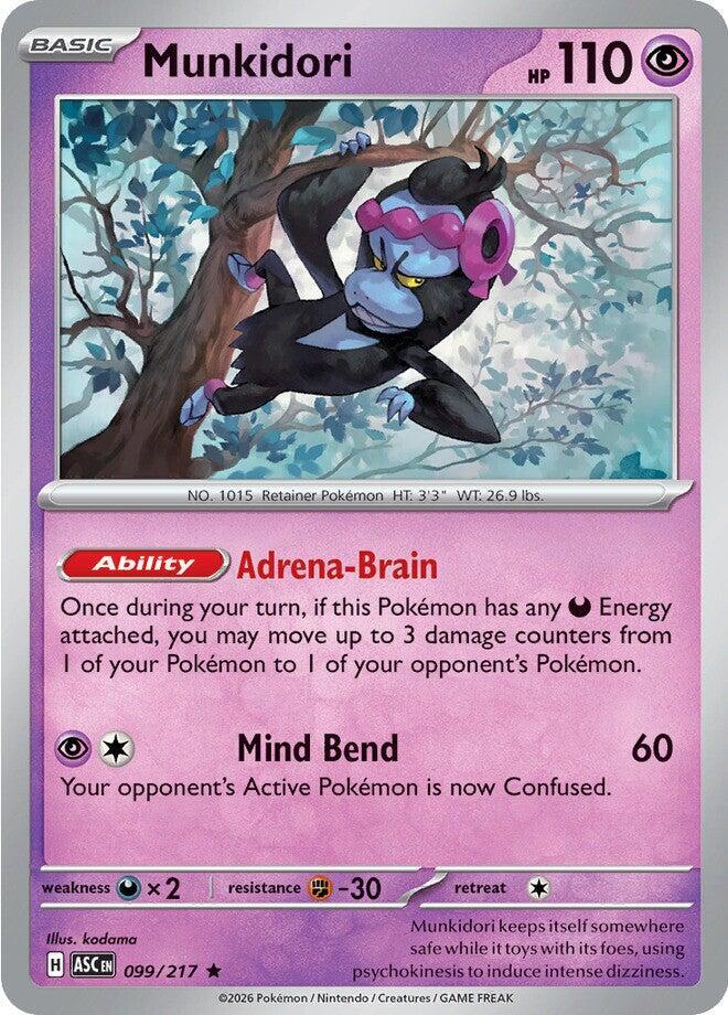 Pokemon Munkidori 99/217 Ascended Heroes
