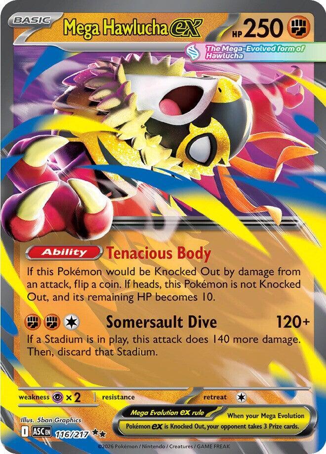 Pokemon Mega Hawlucha ex 116/217 Ascended Heroes