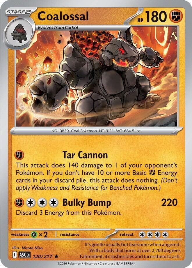 Pokemon Coalossal 120/217 Ascended Heroes