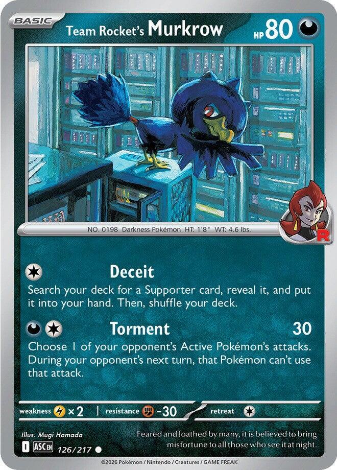 Pokemon Team Rocket’s Persian ex 162/217 Ascended Heroes