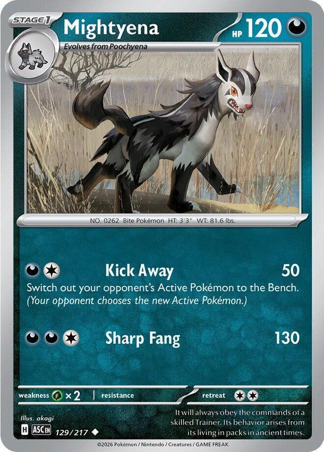 Pokemon Mightyena 129/217 Ascended Heroes