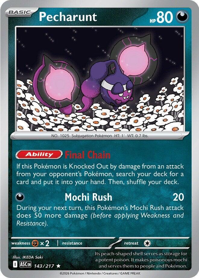 Pokemon Pecharunt 143/217 Ascended Heroes