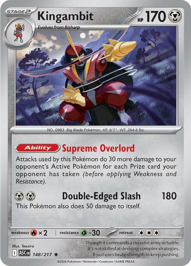 Pokemon Kingambit 148/217 Ascended Heroes