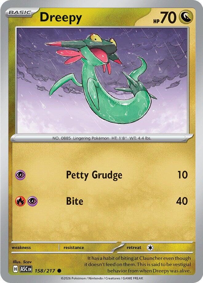 Pokemon Dreepy 158/217 Ascended Heroes