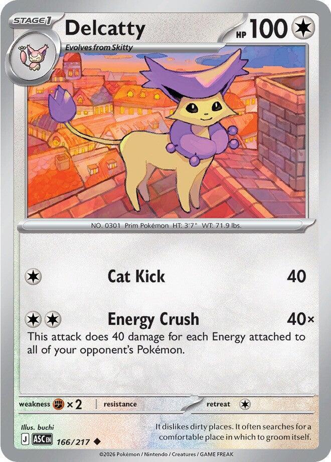 Pokemon Delcatty 166/217 Ascended Heroes
