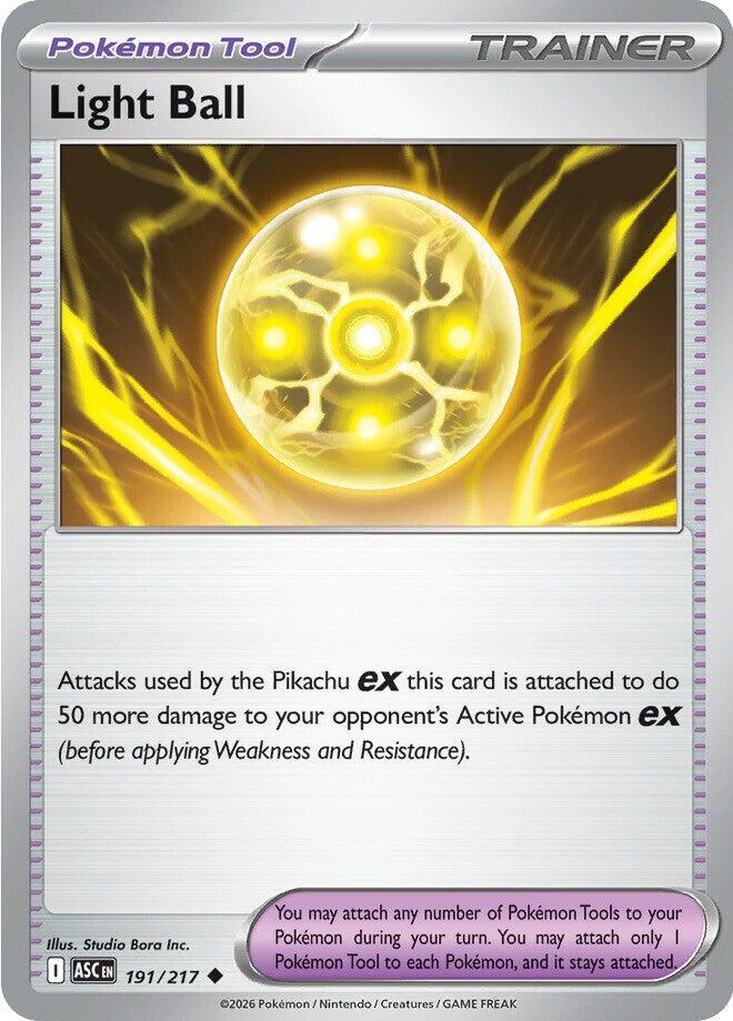 Pokemon Light Ball 191/217 Ascended Heroes