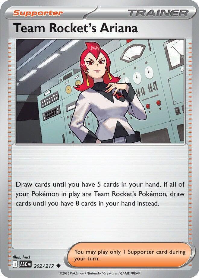 Pokemon Team Rocket’s Ariana 202/217 Ascended Heroes