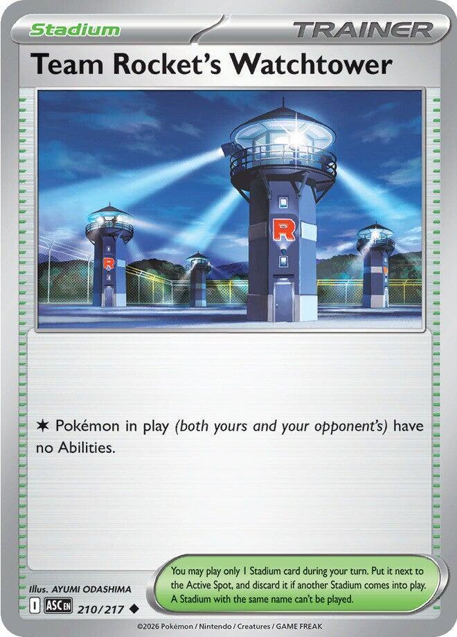 Pokemon Team Rocket’s Watchtower 210/217 Ascended Heroes
