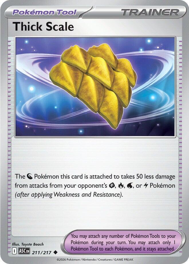 Pokemon Thick Scale 211/217 Ascended Heroes