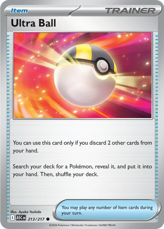 Pokemon Ultra Ball 213/217 Ascended Heroes