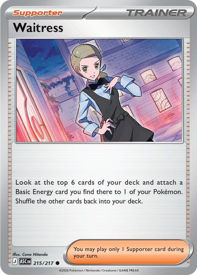 Pokemon Waitress 215/217 Ascended Heroes