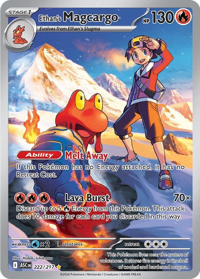 Pokemon Ethan’s Magcargo 222/217 Ascended Heroes