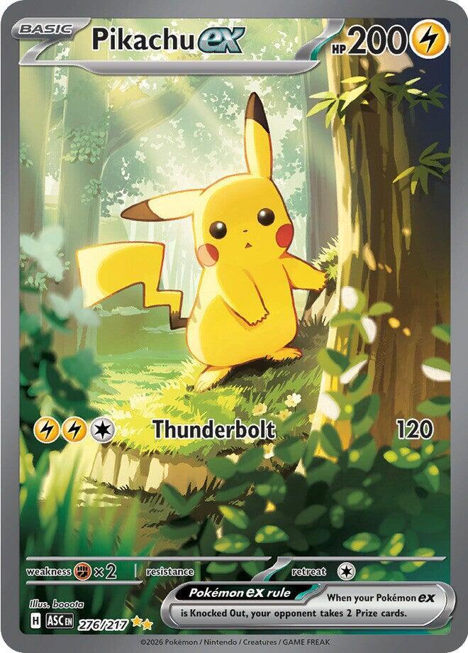 Pokemon Pikachu ex 276/217 Ascended Heroes
