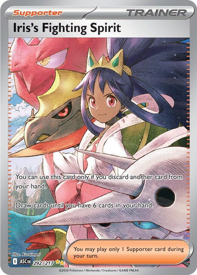 Pokemon Iris’s Fighting Spirit 291/217 Ascended Heroes