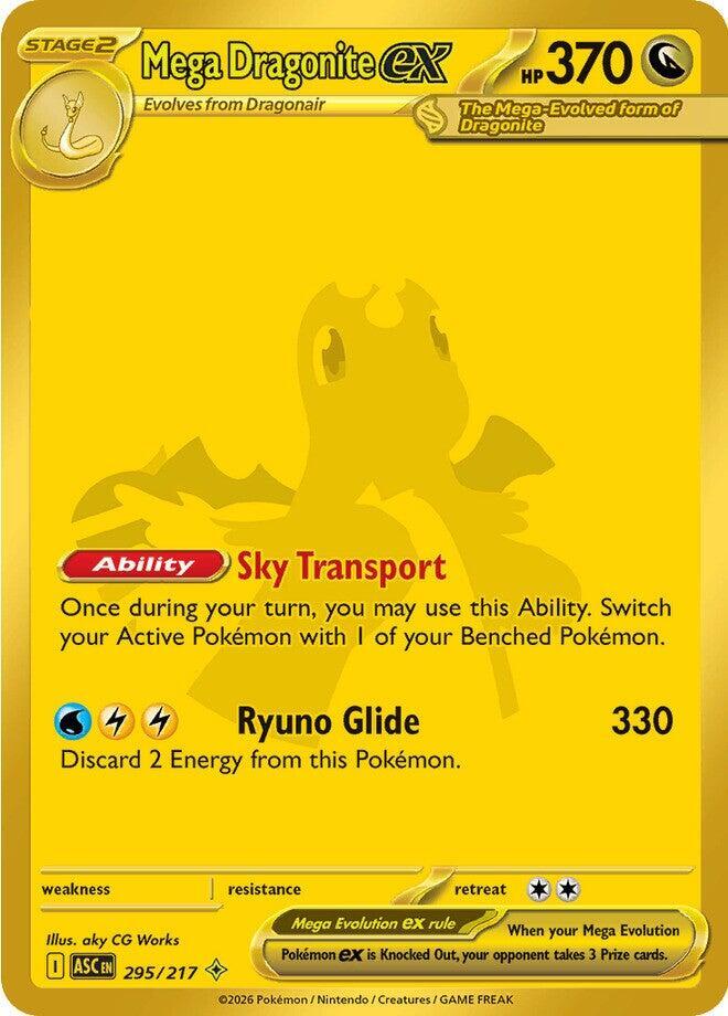 Pokemon Mega Dragonite ex 295/217 Ascended Heroes
