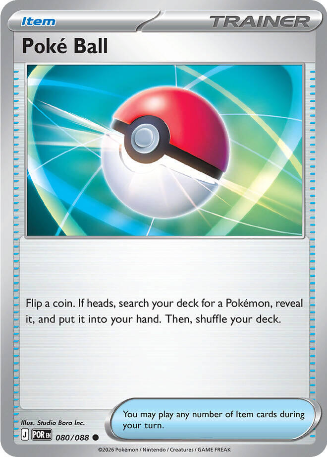 Pokemon Poke Ball 080/088 Perfect Order