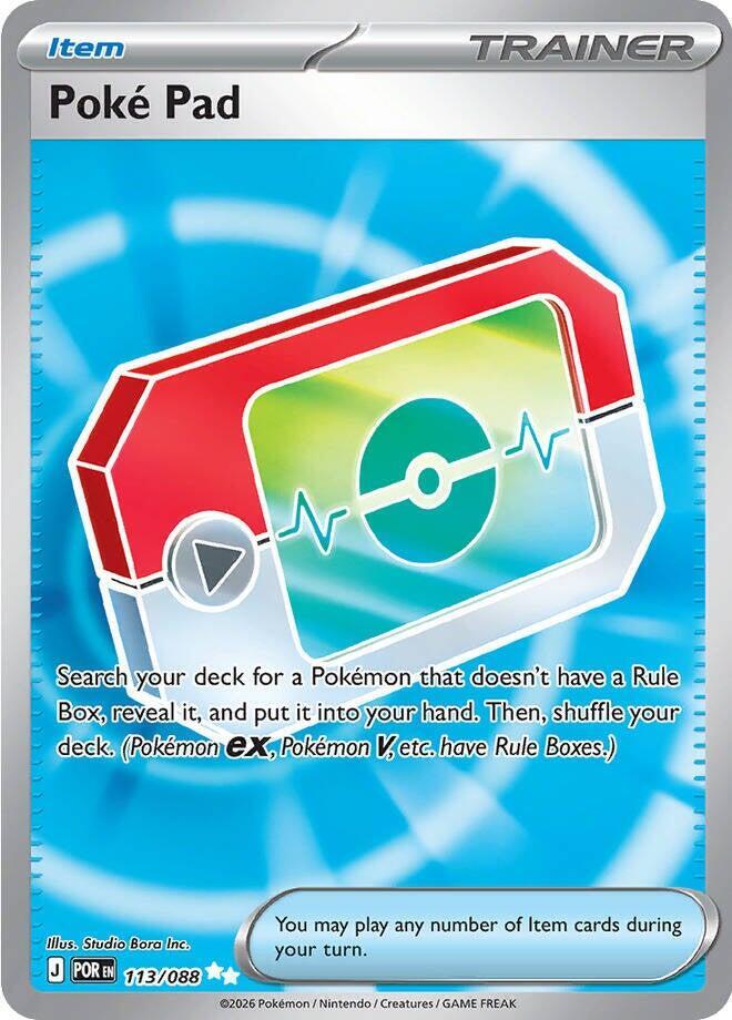 Pokemon Poke Pad 113/088 Perfect Order