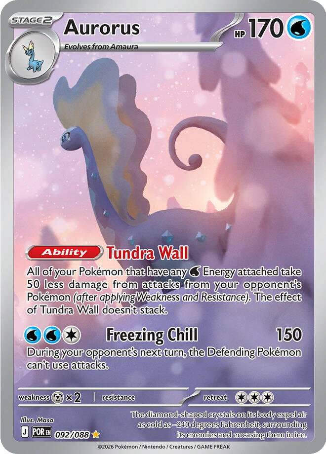 Pokemon Aurorus 092/088 Perfect Order