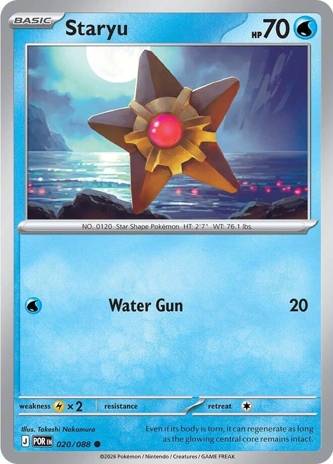 Pokemon Staryu 020/088 Perfect Order