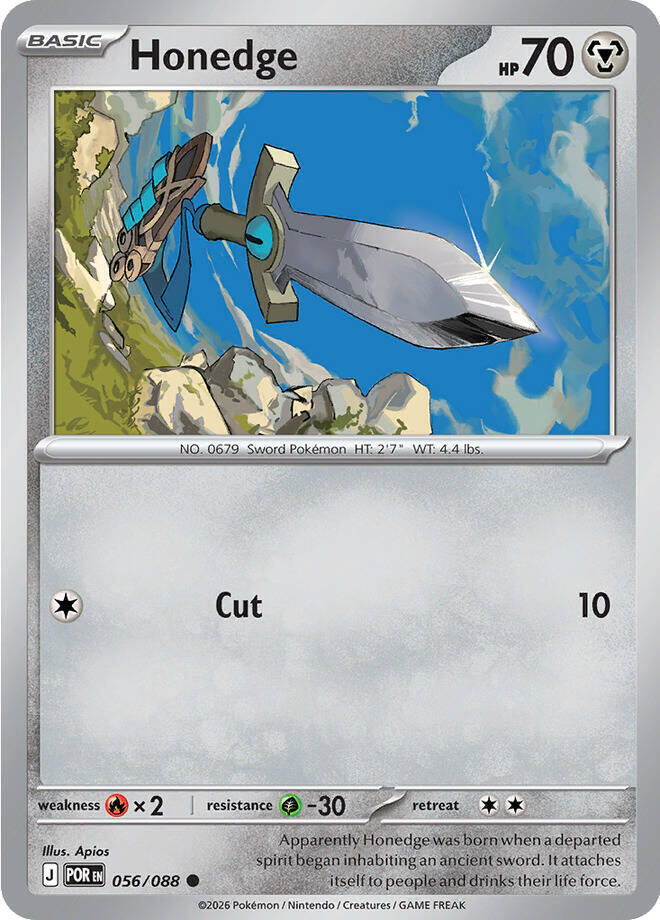 Pokemon Honedge 056/088 Perfect Order