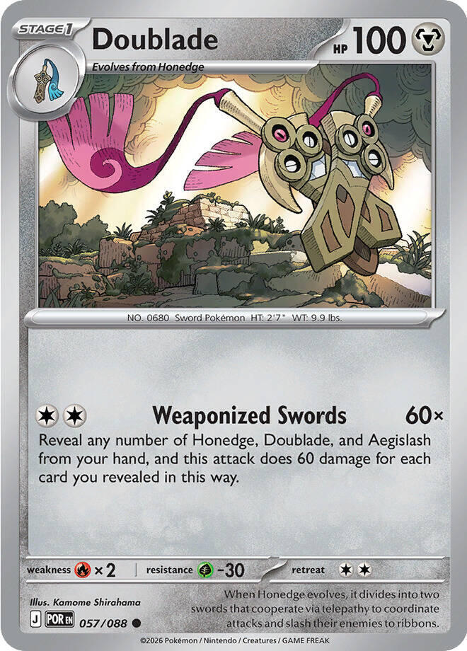 Pokemon Doublade 057/088 Perfect Order