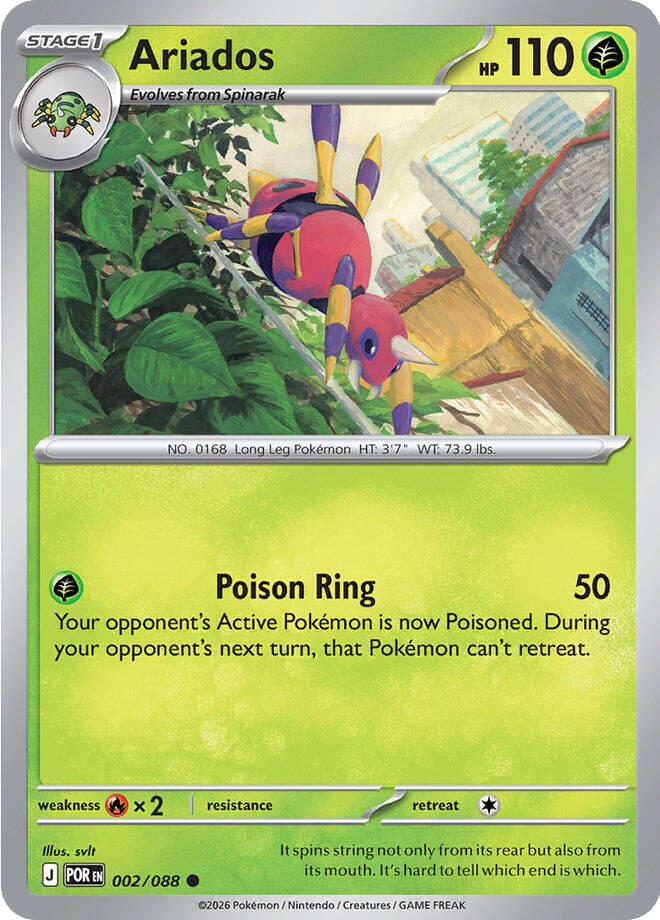 Pokemon Ariados 002/088 Perfect Order