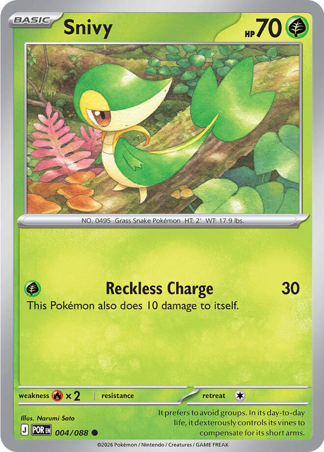 Pokemon Snivy 004/088 Perfect Order