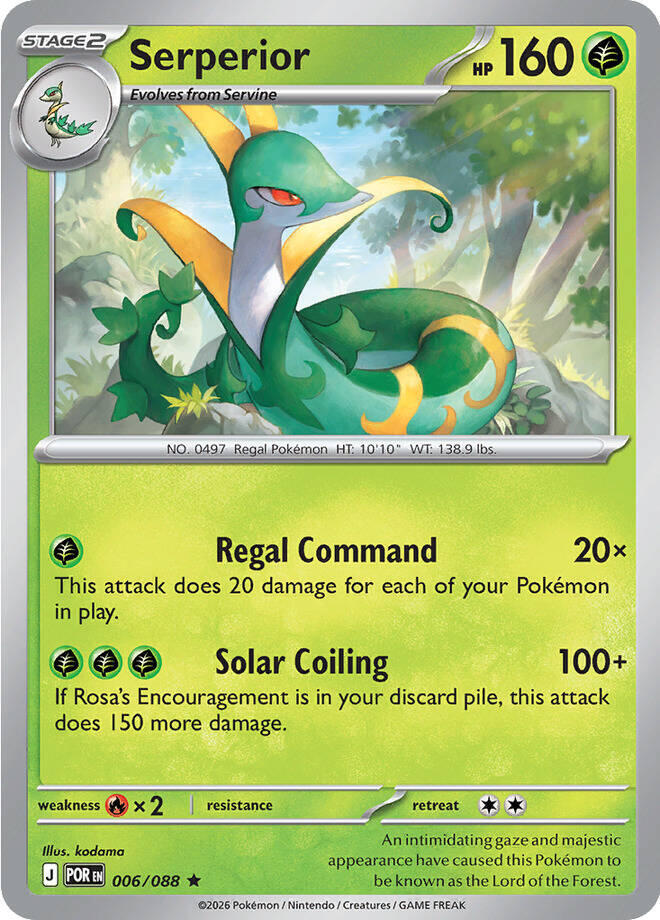 Pokemon Serperior 006/088 Perfect Order