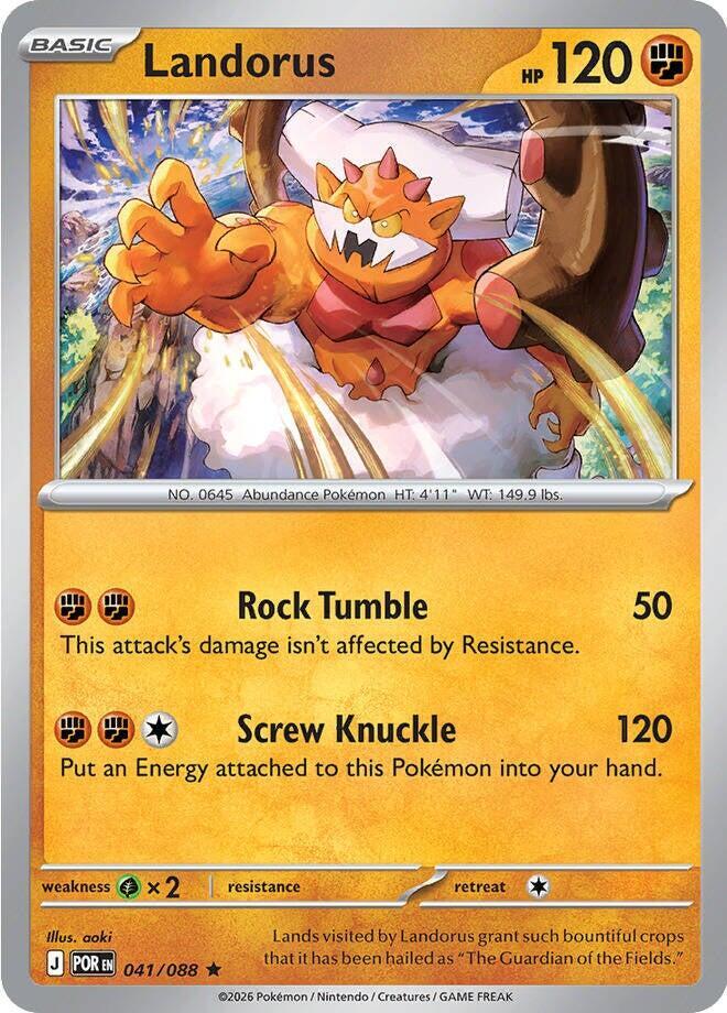 Pokemon Landorus 041/088 Perfect Order