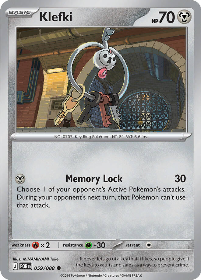 Pokemon Klefki 059/088 Perfect Order