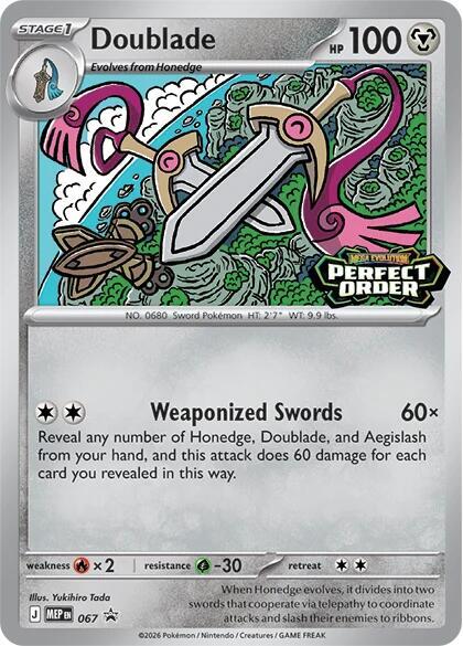 Pokemon Doublade MEP67 Mega Evolution Promos