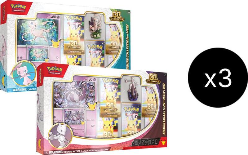 Pokemon 30th Celebration Figure Collection ( Mew/Mewtwo )