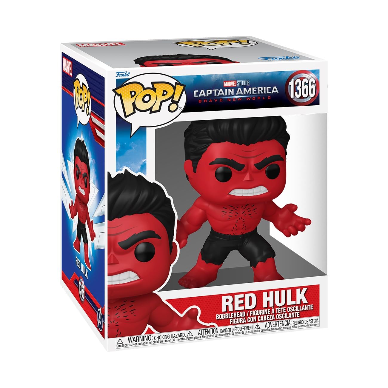 Funko Pop! Movie Captain America Brave New World Red Hulk #1366