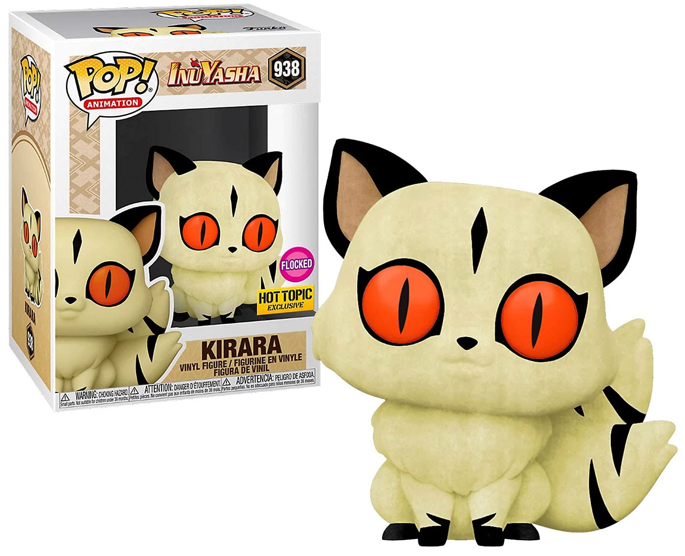 Funko Pop! Animation Inuyasha Kirara Flocked #938 Hot Topic Exclusive