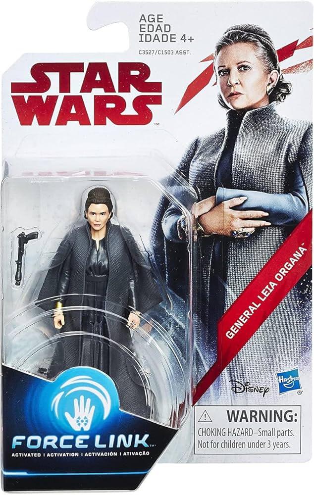 Hasbro Star Wars Force Link General Leia Organa 4 Inch Action Figure