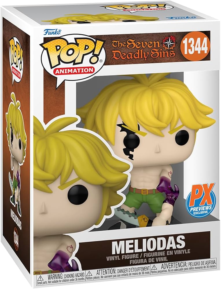 Funko Pop! Animation Seven Deadly Sins Melodias #1344 PX Previews Exclusive