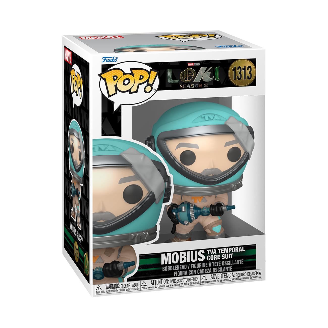 Funko Pop! Televison Loki Mobius TVA Temporal Core Suit #1313