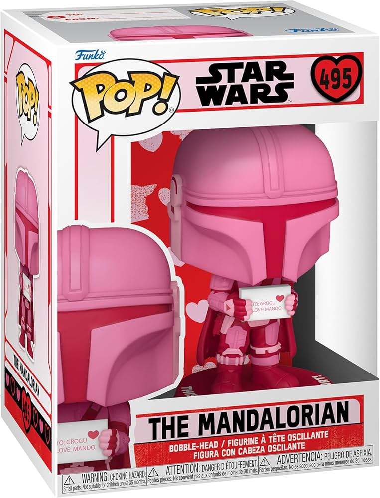 Funko Pop! Star Wars The Mandalorian #495 Valetine Special