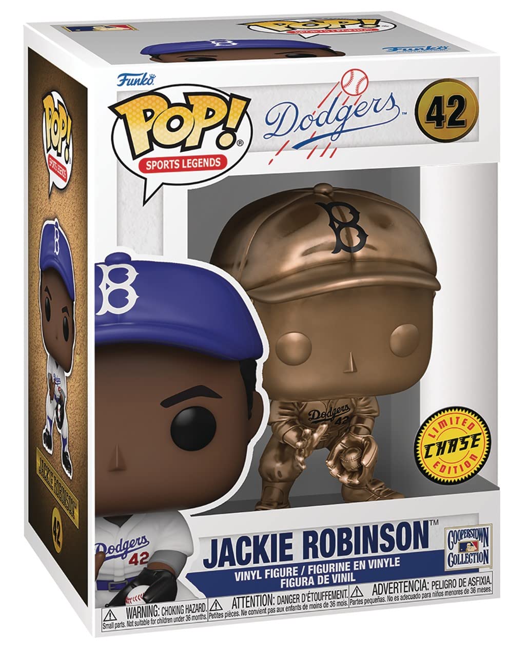 Funko Pop! MLB Jackie Robinson #42 Chase Limited Edition