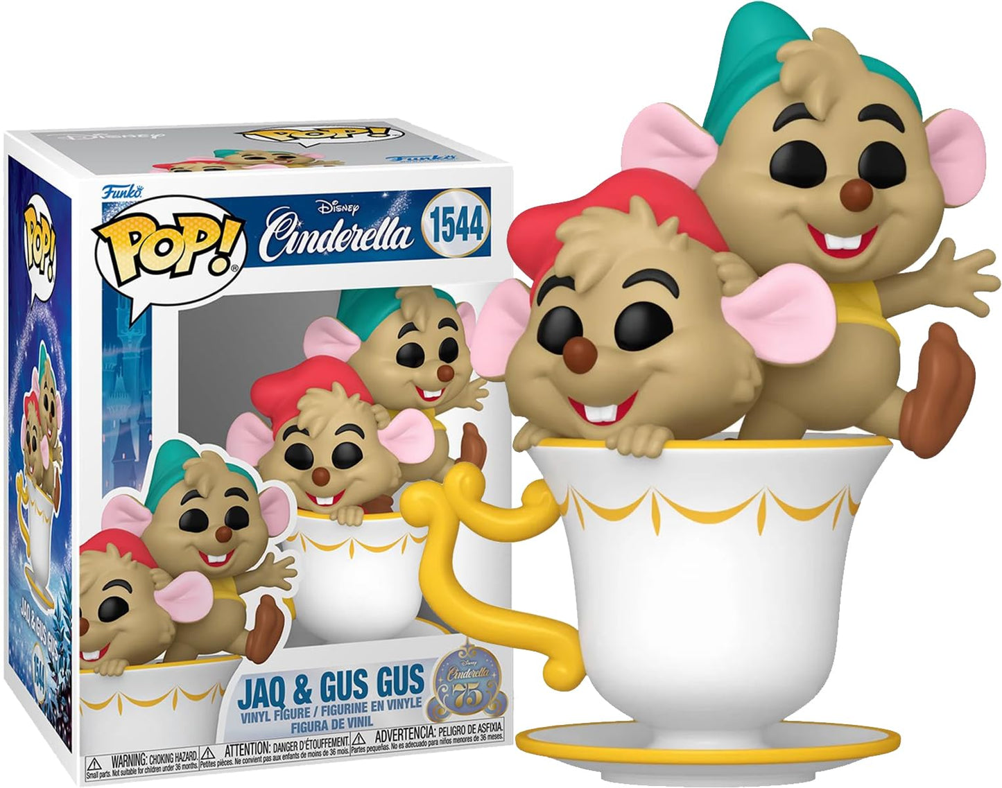 Funko Pop! Disney Cinderlla Jaq & Gus Gus #1544