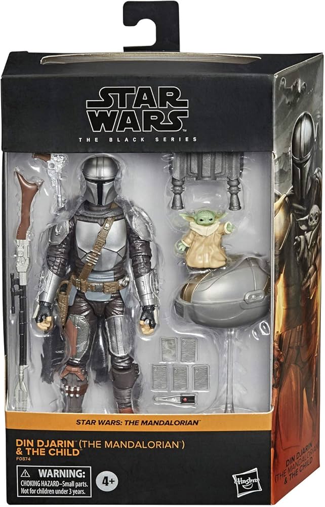 Hasbro Star Wars The Black Series Din Djarin (The Mandalorian) & The Child Action Figure