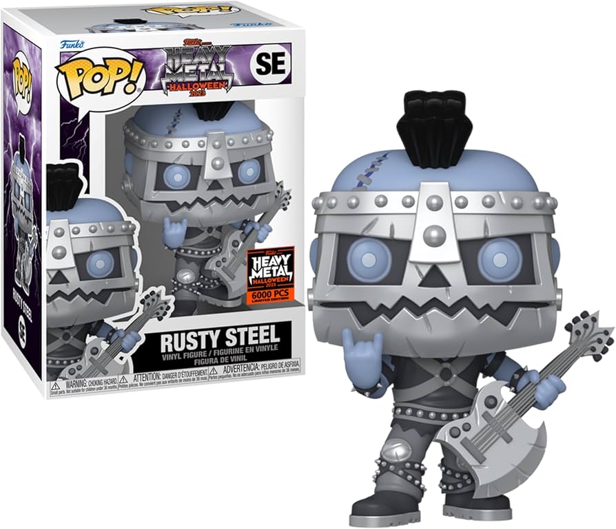 Funko Pop! Icons Freddy Heavy Metal Halloween Rusty Steel #SE 6000 PCS Limited Edition