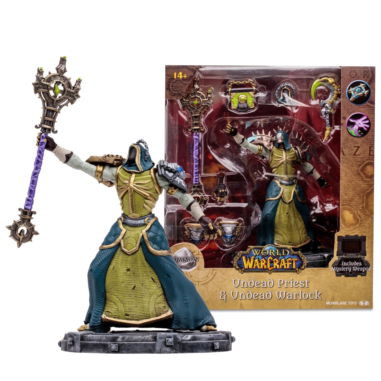 McFarlane Toys World of Warcraft Undead Priest & Undead Warlock (Common) Statue