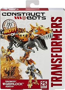 Hasbro Transformers Construct Bots Dinobots Grimlock (25 Pieces)