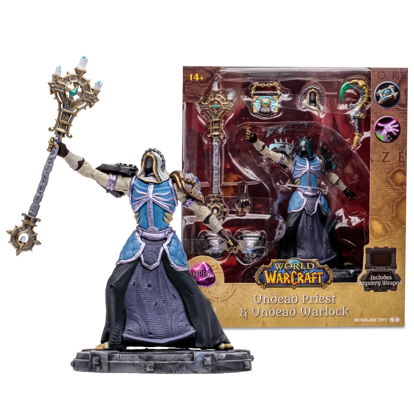 McFarlane Toys World of Warcraft Undead Priest & Undead Warlock (Epic) Statue