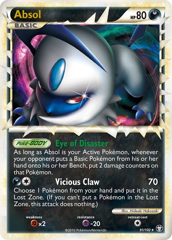 Pokemon Absol Prime 91/102 Triumphant