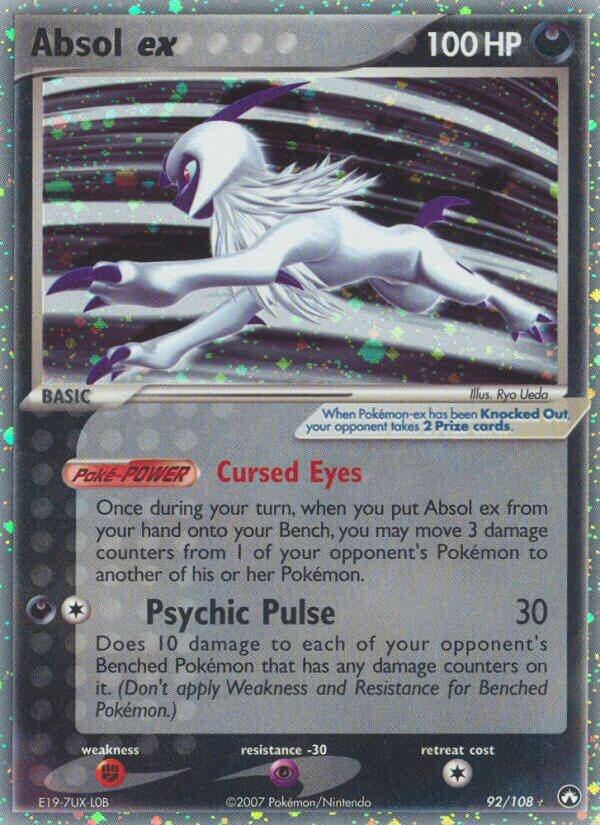 Pokemon Absol ex 92/108 Power Keepers